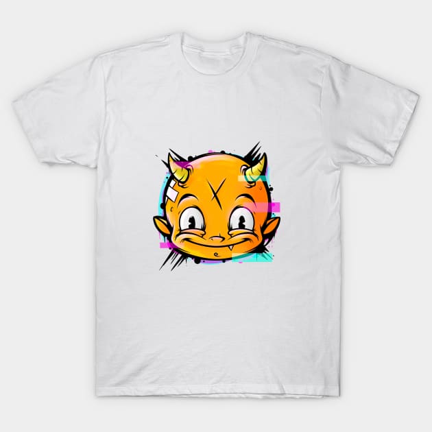 Devil Face T-Shirt by SWIFTYSPADE